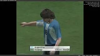 Holanda vs Argentina Pro Evolution Soccer 4 (M&aacute;xima Dificultad) en Emulador de PlayStation 2