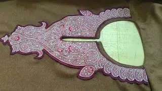 How to make pherran neck #sewing #diy #fashion @seeandlearn01 