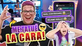 ME TATU&Eacute; LA CARA!! 🤪 | BROMA CRUEL A LEYLA STAR!! | Rael Star 🚀