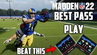BEST PASS PLAYS MADDEN 22 - SCORE EASY TOUCHDOWNS ON PREVENT DEFENSE - NO DEFENSE CAN STOP THIS PASS