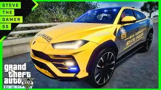 GTA 5 Mod Supercars Highway Patrol Sunday| Lamborghini Urus| GTA 5 Lspdfr Mod| 4K