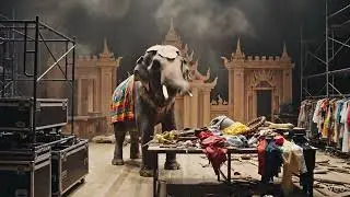 Elephant rampage #haveitoldyoulatelythatiloveyou #a8columnas #ai #funny #animatedshow 