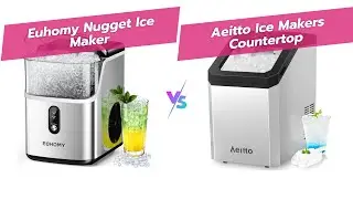 Сравнение льдогенераторов EUHOMY Nugget и Aeitto: краткий обзор 🧊🍹⚖️