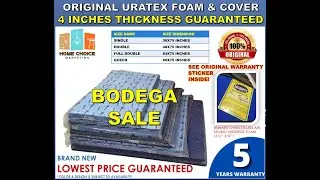 ORIGINAL URATEX FOAM & COVER