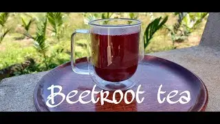 How to make beetroot tea? | Vegan tea | Healthy vegan drink