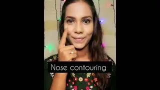 Nose contour tutorial ||crispy Rima #shorts #youtubeshorts #shortvideo