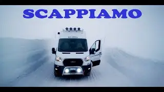 QUASI 3 METRI DI NEVE ITALY APPENNINO in van 4x4