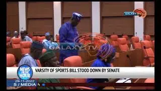 Varsity of Sport Bill Stood Down by Senate