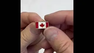 Canada Flag Lapel Pin Enamel Red White Enamel Pin #canada #lapelpin #pincollection #enamelpins #pins