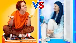 D&eacute;fi Chaud vs Froid / La Fille de Feu contre La Fille de Glace