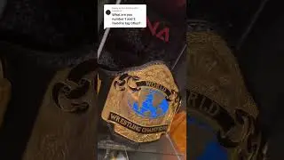 Обзор поясов классических командных титулов #шорты #wwe #wrestlemania #коллекция WWE Replica