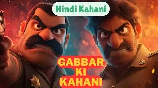 गब्बर की काहानी | #gabbarsingh #sholay #kahani #hindistories #chambalkedaku #ai #cartoon | kahaniya