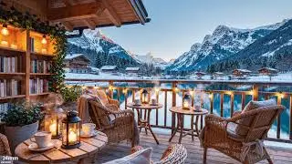 Morning Jazz Café Ambience ☕ Relaxing Winter Music for Studying & Deep Focus