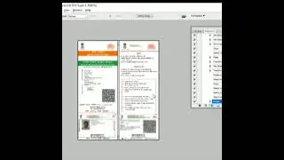 how to print adhar action in Photoshop