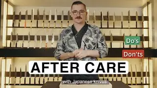 After Care - Japanese Kitchen Knife Introduction | MUSASHI JAPAN