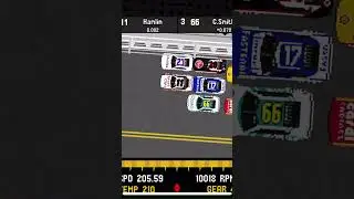 23XI driver vs owner for the win #nascargaming #racing #retrogaming #dm2