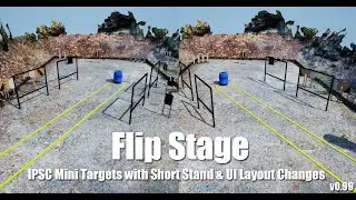 Flip Stage, IPSC mini short targets and UI Layout Changes - Stage Designer for USPSA/IPSC