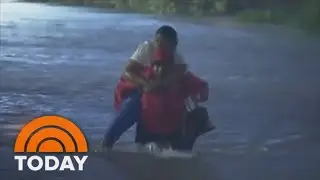 Florida Reporter Saves Woman Stranded In Car During Hurricane Ian