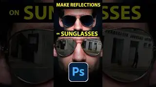 Add a reflection in sun glasses w ​⁠@Photoshop #communityxadobe #photoshopcafe #photoshoptutorial