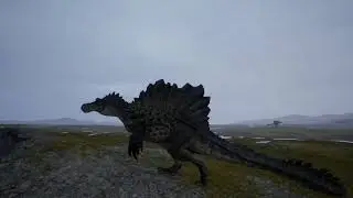 The Isle In Unreal Engine 5 | Hyperendocrin Spinosaurus Test #10 (Surface Alignment)