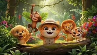 Animal Peekaboo Song for Kids | Fun Animal Nursery Rhymes, Baby Songs & Kids Music 🐾🎶