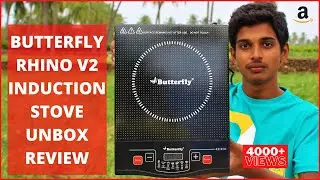 Butterfly rhino v2 induction stove Unboxing & Review in Tamil | Power Hob Combo Cooktop | How to use