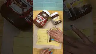 Пирожное с Нутеллой #простойрецепт #шорты