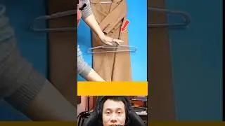 ПРАВИЛЬНЫЙ СПОСОБ ПОВЕШИВАТЬ КУРТКУ #лайфхакиизреальности #креатив #шорты #рукоделие