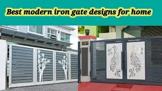 MAIN GATE DESIGN'S for home/ Modern Iron Gate design for home images @INDIANweldingskills 