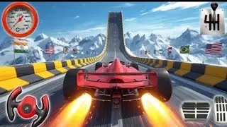 Formal Mega Ramp Car Racing 3D | Impossible Formula Car Stunts & GT Racing Gameplay Android/iOS 
