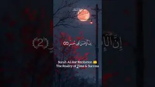 Surah Al-Asr Recitation 🤲 The Reality of Time & Success#سورة #shorts #love #beautiful #viral #video