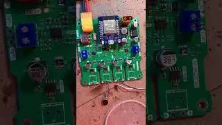 Super early stage of the test of the ESP32 motor driver board