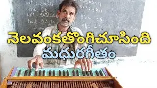 నెలవంకతొంగిచూసింది.. మధురగీతం/ హార్మోనియం కవర్ బై సుధాగురువుగారు