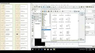 PC schematic Symboler og Symbolmeny Automatiseringssystemer