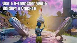 Use a D-Launcher While Holding a Chicken - Fortnite Avian Ambush Week Quest - Chapter 3 Season 4