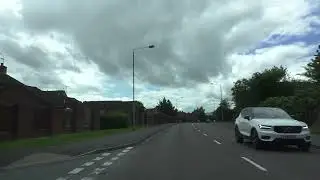 Driving On St Peter's Drive, Eden Close, Bath Road, Commandery Road & Sidbury, Worcester, England