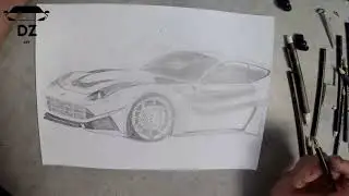 Рисую Ferrari #ferrara #automobile #drawing #арт #art #рисую #auto #ferra #карандаш