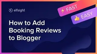 How to Embed Booking Reviews Widget on Blogger