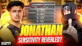100% Accurate Jonathan Sensitivity & Controls |BGMI 4.1 Update | Latest Control Code #jonathan #bgmi
