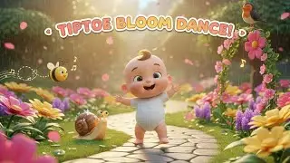 Garden Path Tiptoe Bloom | Gentle Rhythm Music for Kids 🌸🎶