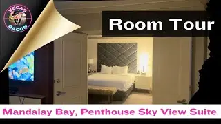 Mandalay Bay One Bedroom Sky View Penthouse Suite - Room Tour March 2024