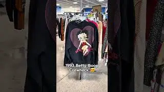 MY FAVORITE THRIFT FIND OF 2026 SO FAR ✨💘 #bettyboop #thrifting #thriftstorefinds #thriftfinds