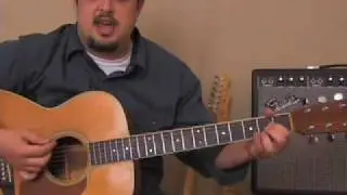 Johnny Cash -  Inspired - Easy  Beginner Song Acoustic Guitar Lesson