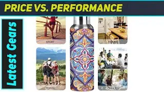 `KEEPREAL Mexican Tile Water Bottle: Amazing Hydration!