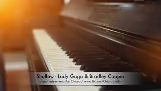 Shallow - Star is born - piano instrumental akompaniament podkład cover aranż karaoke Chiara