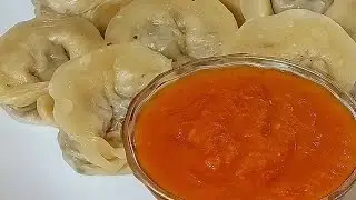 वेज मोमोज रेसिपी आसान तरीका | Veg Momos Recipe| With Momos Chutney at home 