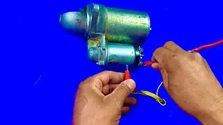 كيفية اختبار ستارتر السيارة على طاولة الاختبار | Starter Motor Test Bench
