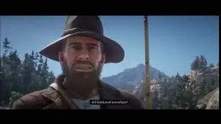 RDR2: Arthur fishing with jack and meeting with agent Milton for the first time