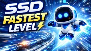 ASTRO's PLAYROOM PS5 Speed at Its BEST⚡|SSD Speedway dataspace All Artifacts#ps5#ps4 #astroplayroom