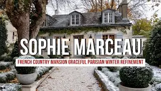 French Country Mansion Inspired by Sophie Marceau Graceful Parisian Winter Refinement